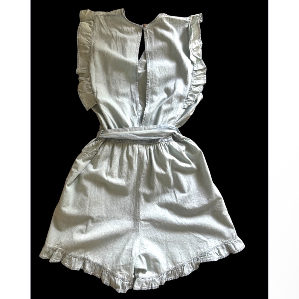 Vervet Chambray Romper NWT - Picture 4 of 5